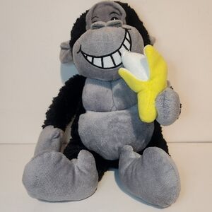 10” Gorilla Plush Holding Banana